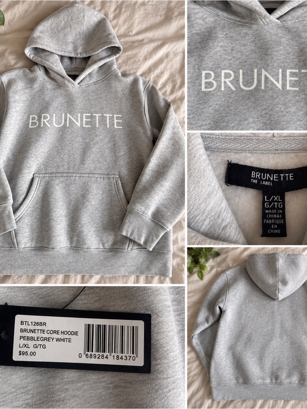 Brunette Hoodie size L/XL